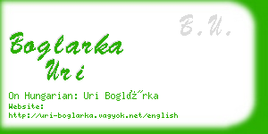 boglarka uri business card